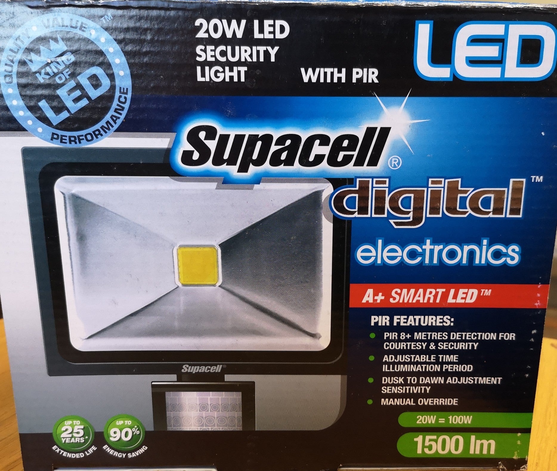 20W PIR FLOODLIGHT
