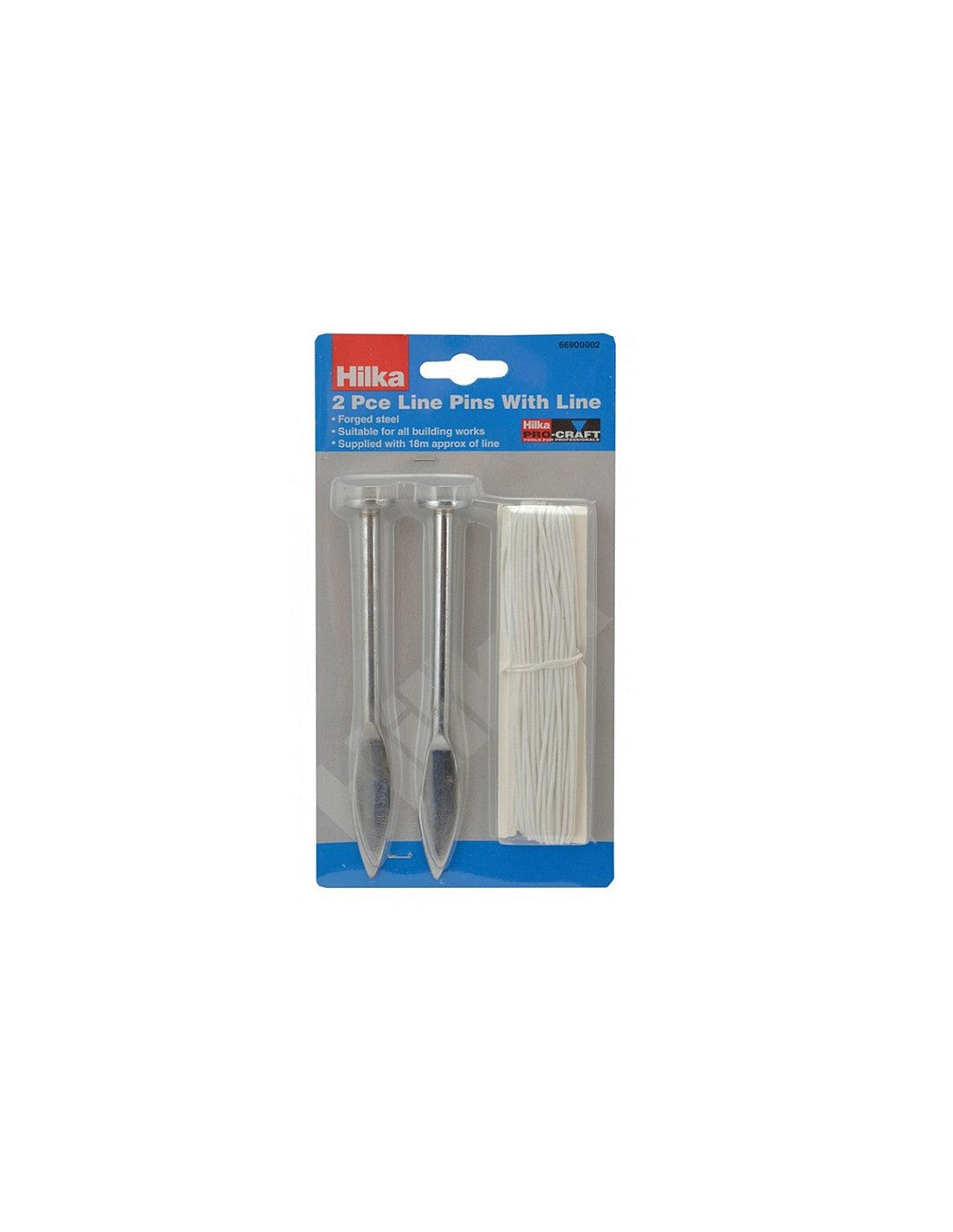 2 PIECE LINE PINS WITH LINE HILKA