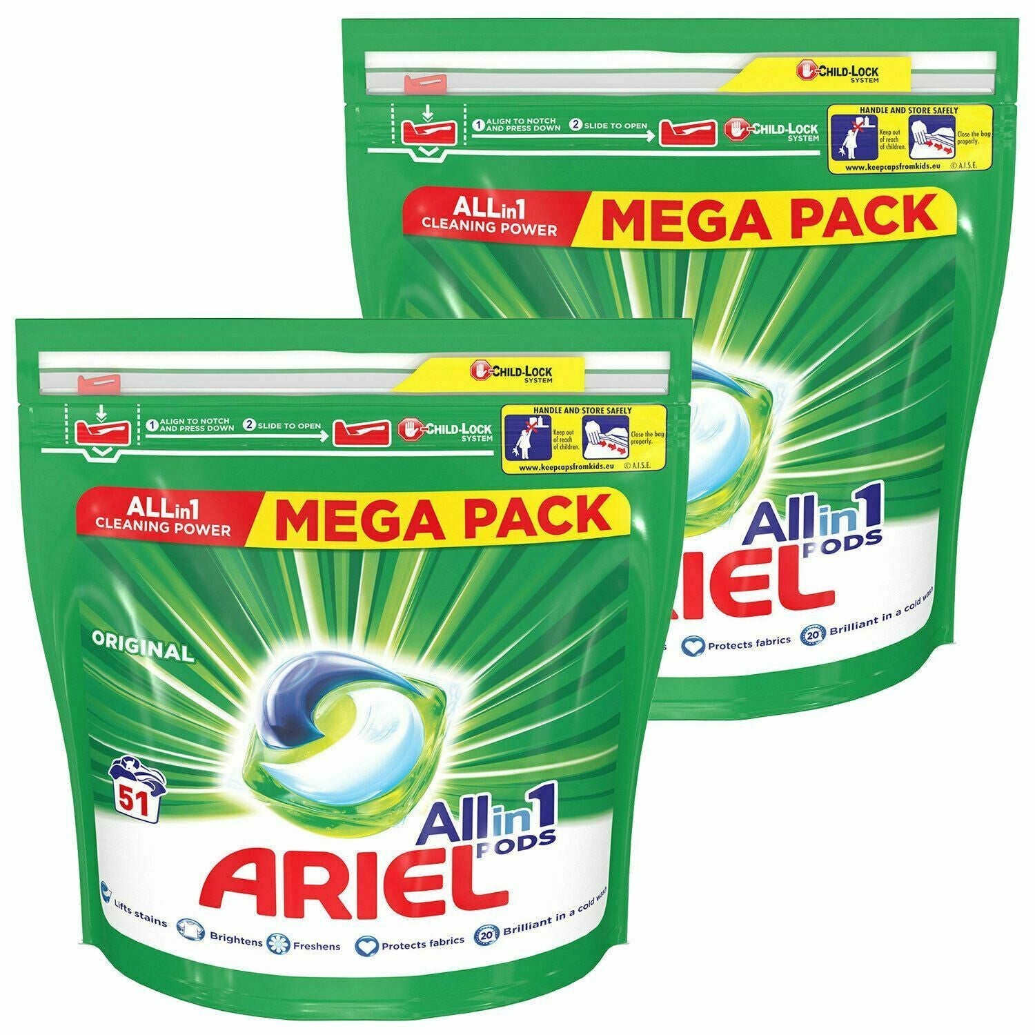 ARIEL PODS 51 WASH