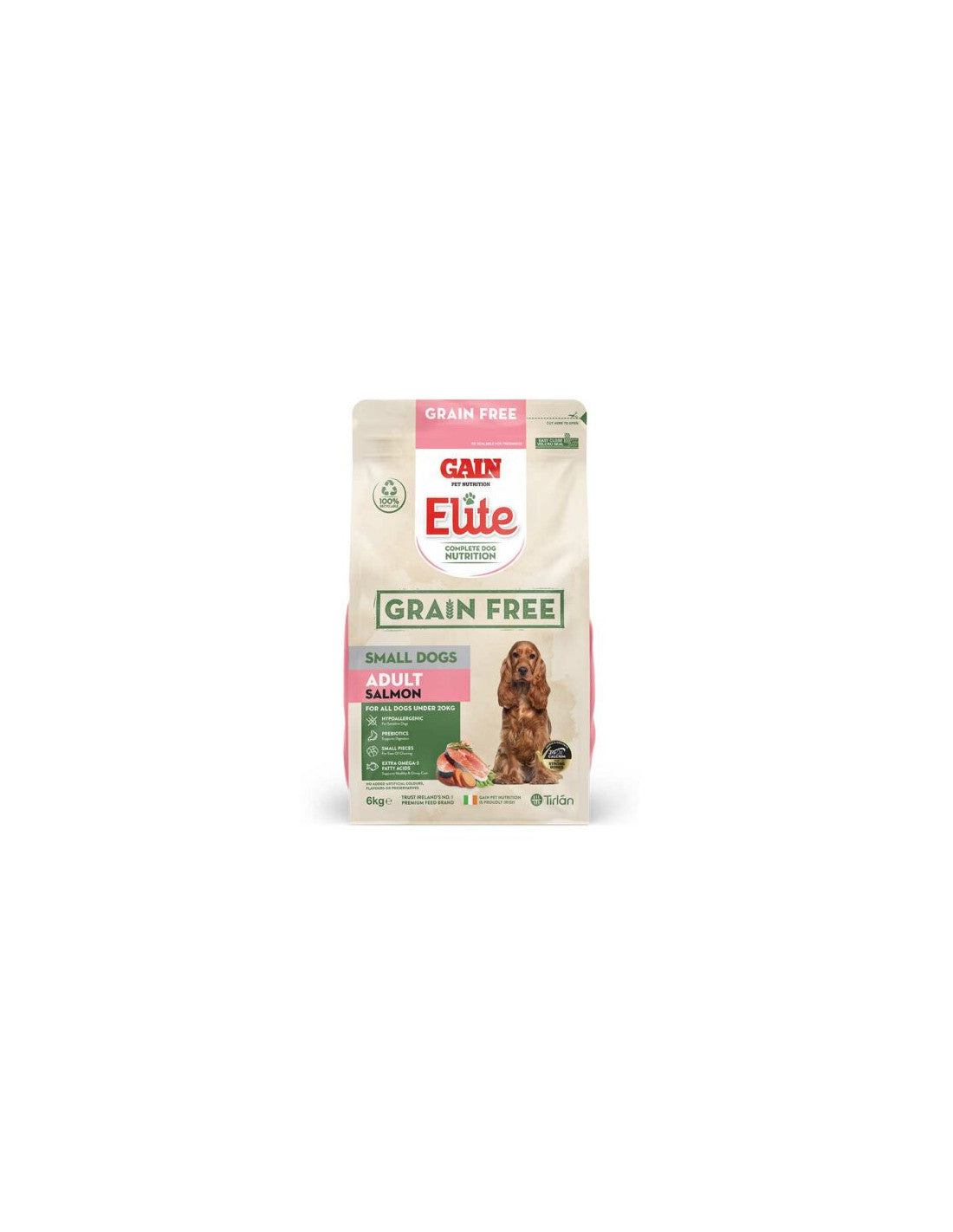 GAIN GRAIN FREE SMALL DOG ADULT SALMON 6KG