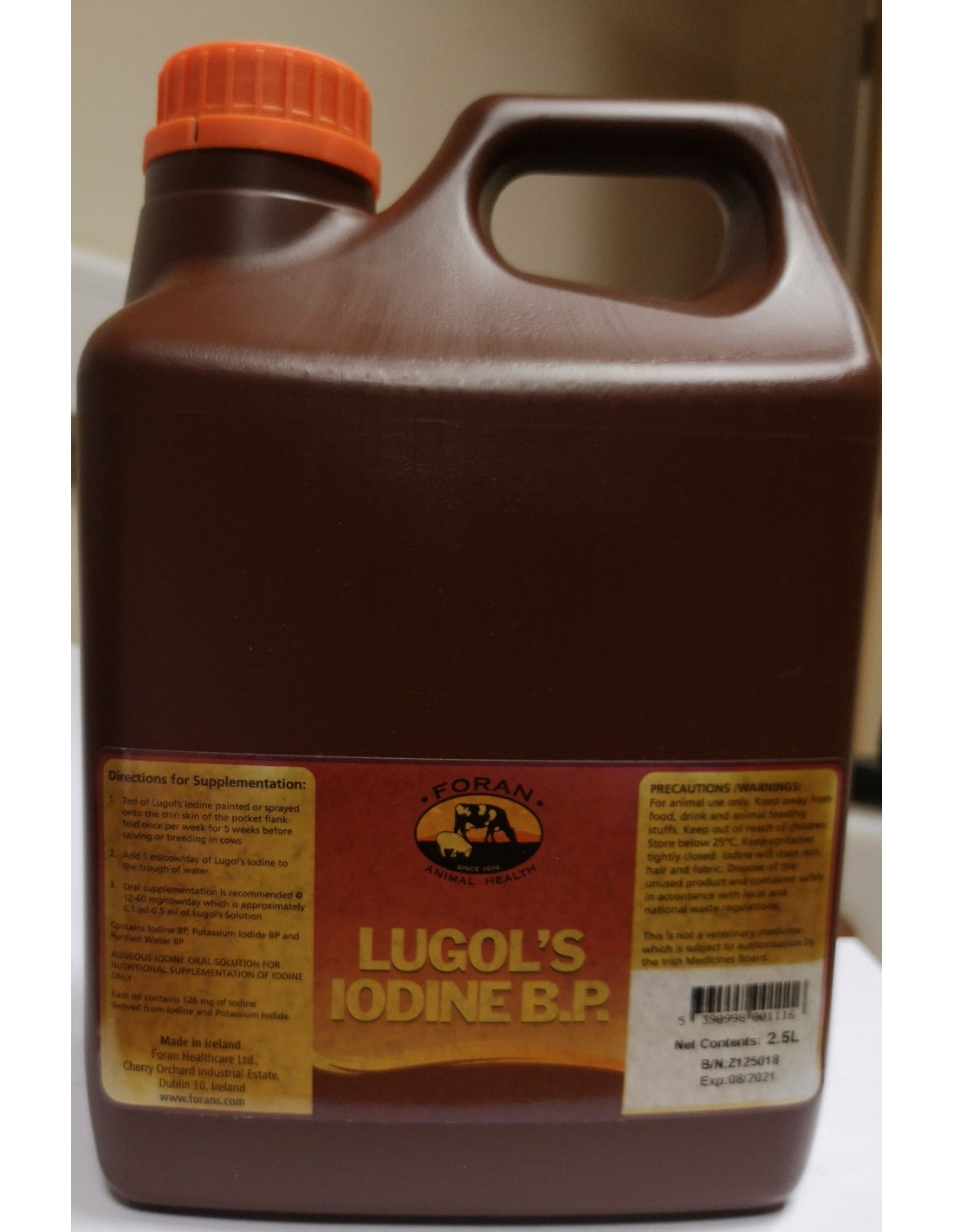 IODINE LUGOLS 5 LITRE