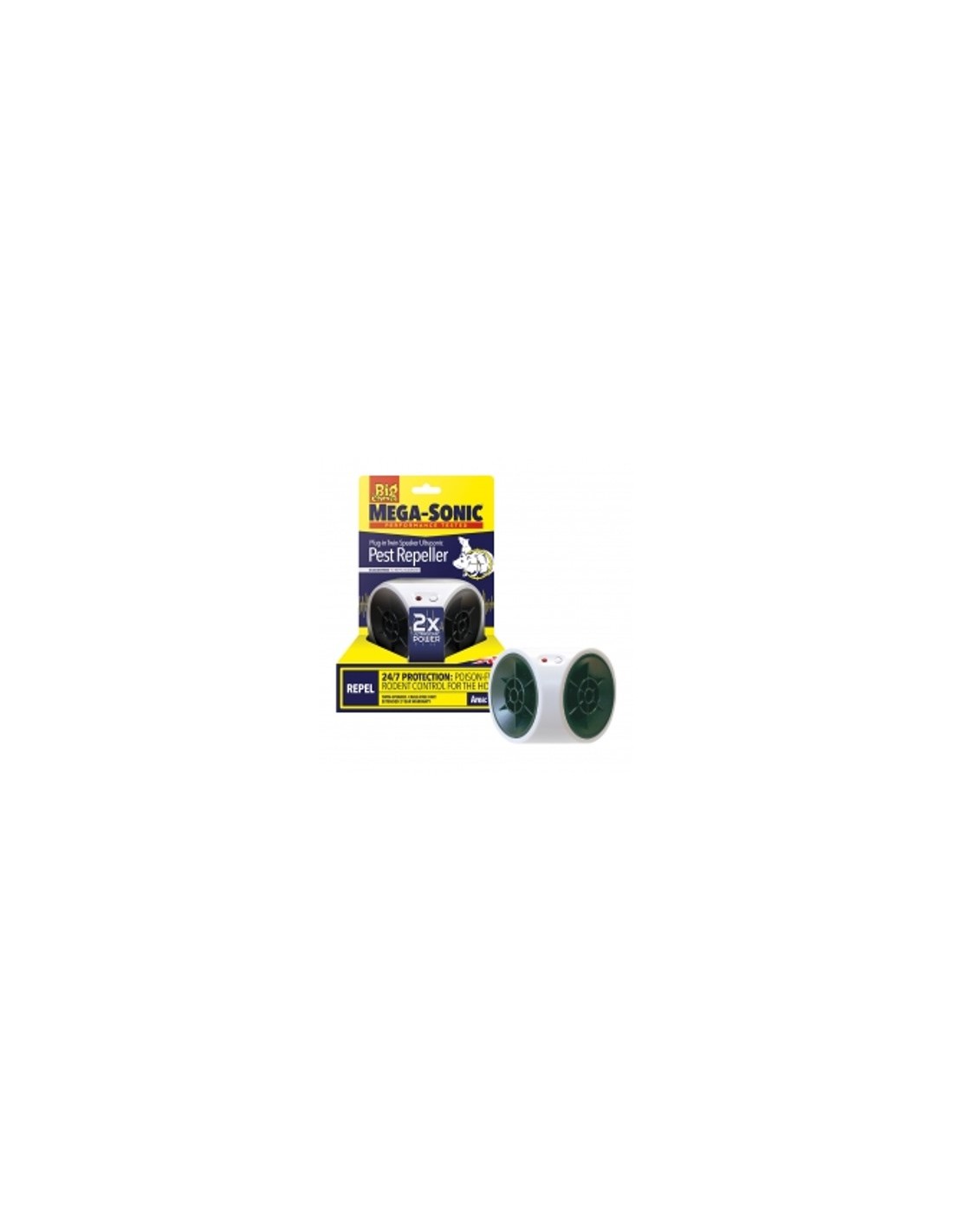 mega sonic plug in twin speaker pest repeller