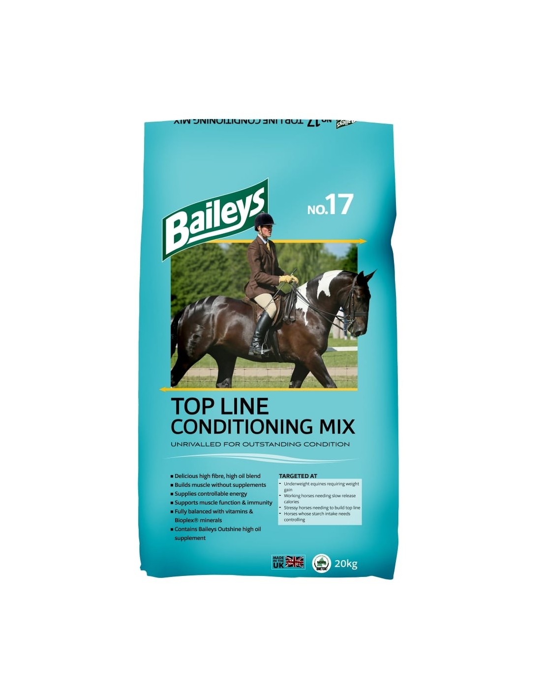 BAILEY TOPLINE CONDITIONING MIX NO 17  20KG
