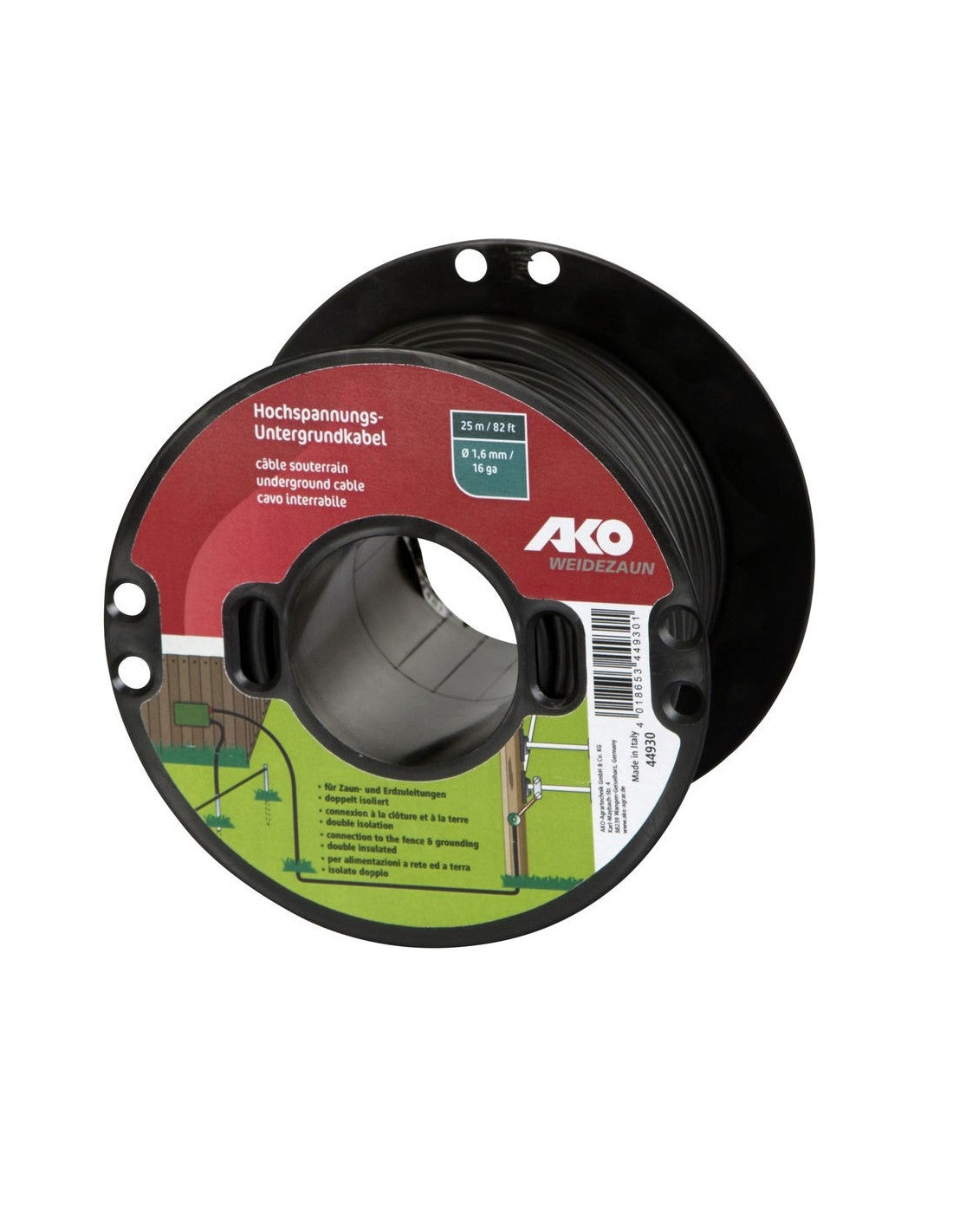UNDERGROUND CABLE 1.6MM 25MTR 82FT