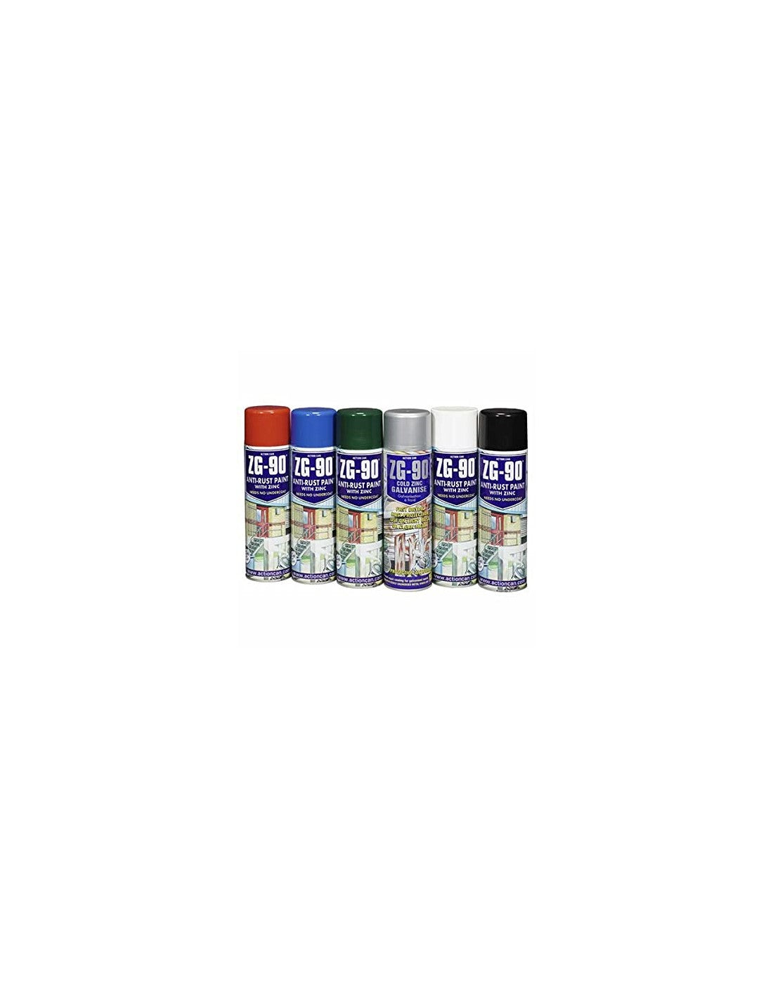 ZG90 ANTI RUST SPRAY PAINT 500ML